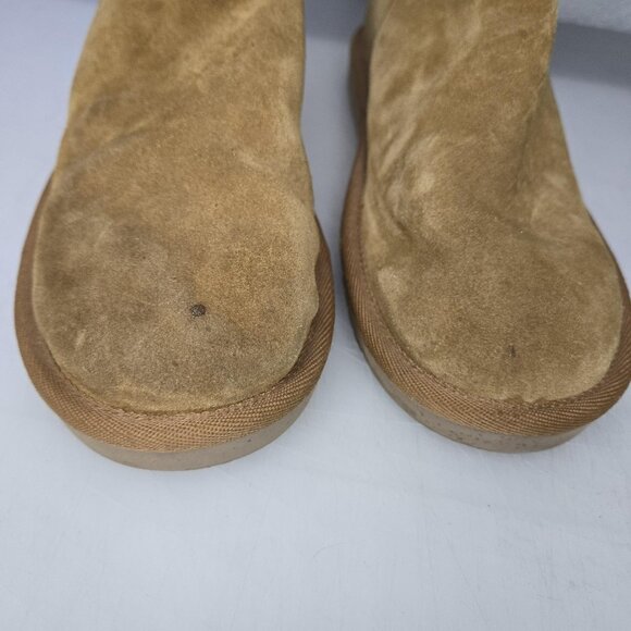 Koolaburra by UGG Boots Womens Size 7 Suede Shearling Button Tall Warm 1096409 - Picture 3 of 9